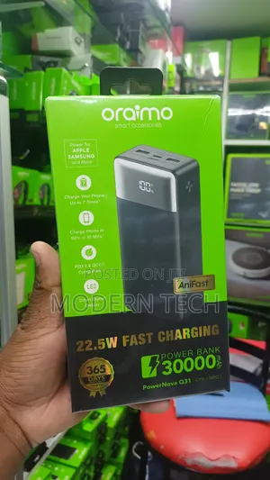 Oraimo Powernova Q31 30000mah 22.5w Power Bank