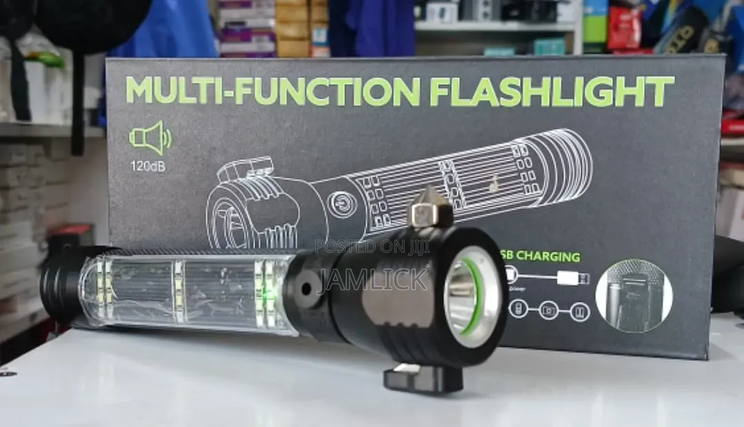 Multifunction Alarm Flashlight - Aw