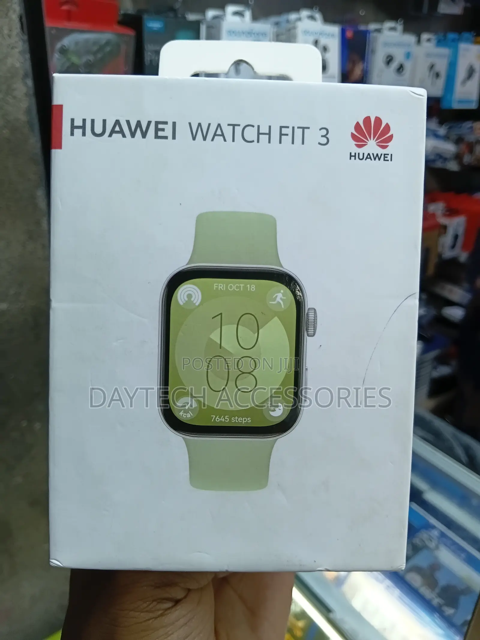 Huawei Watch Fit 3 Green 1.82" 5 Atm Amoled Bluetooth Android Ios.