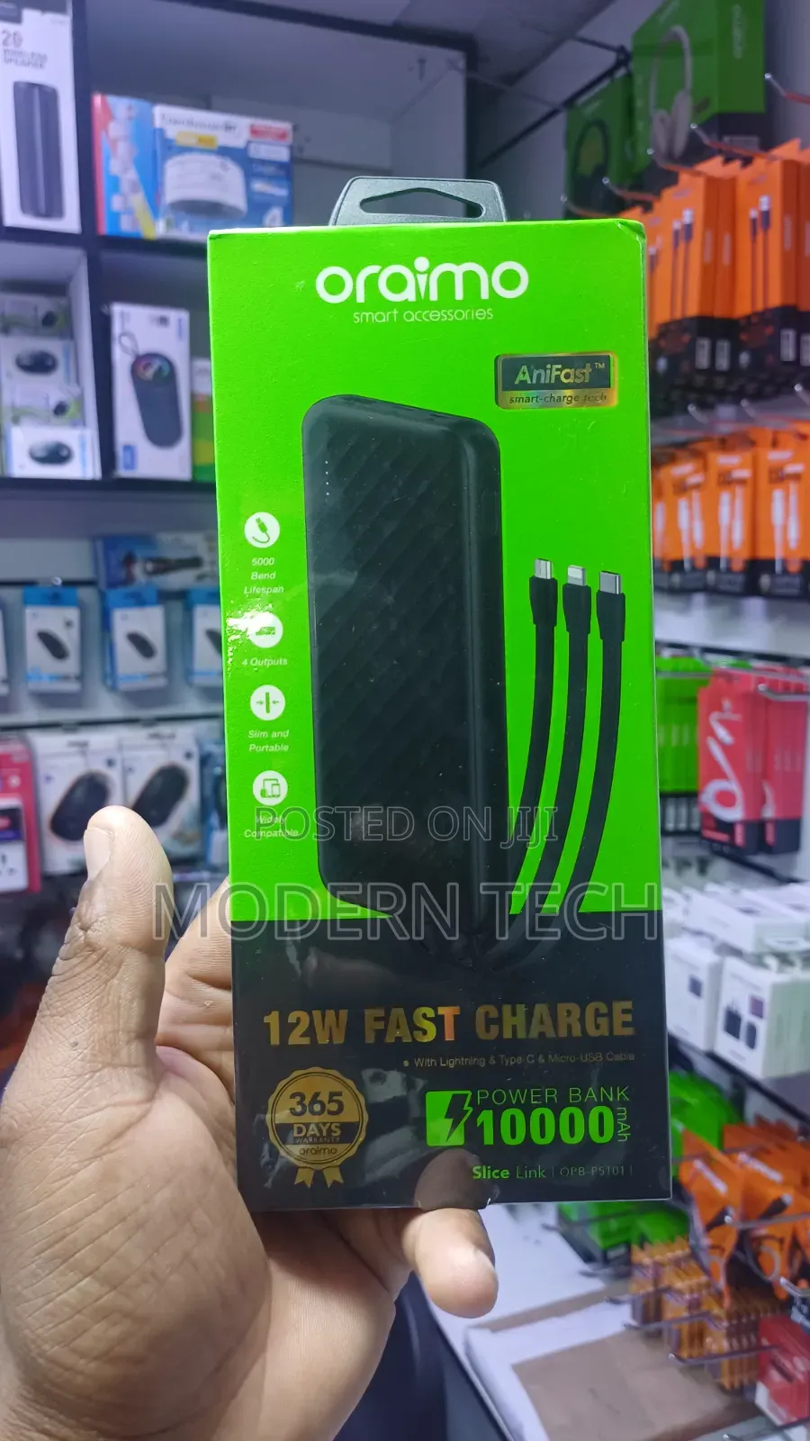 Oraimo Slice Link 10000mah Power Bank