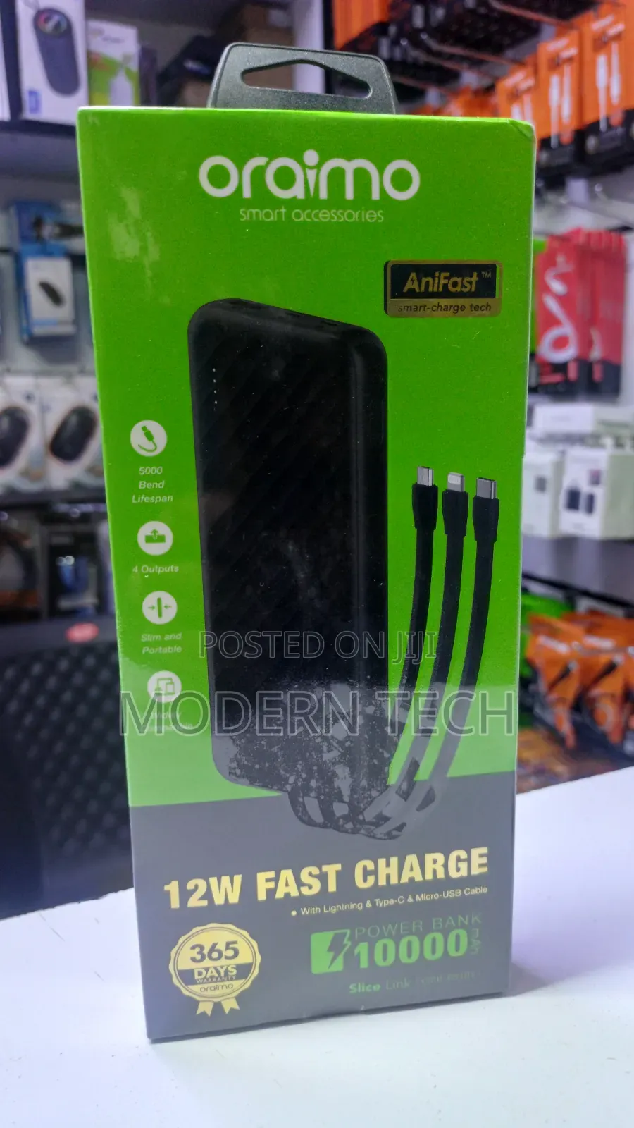 Original Oraimo Slice Link 10000mah Slim Power Bank