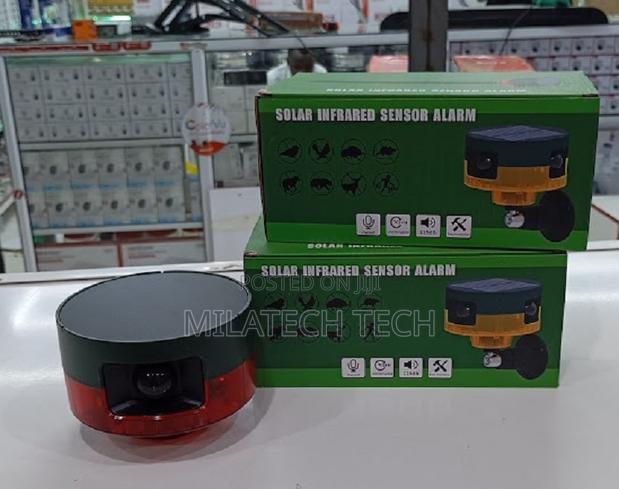 Solar Infrared Sensor Alarm Easy Setup