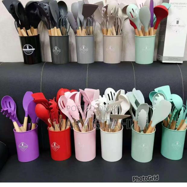 11pcs Silicone Cultery Set