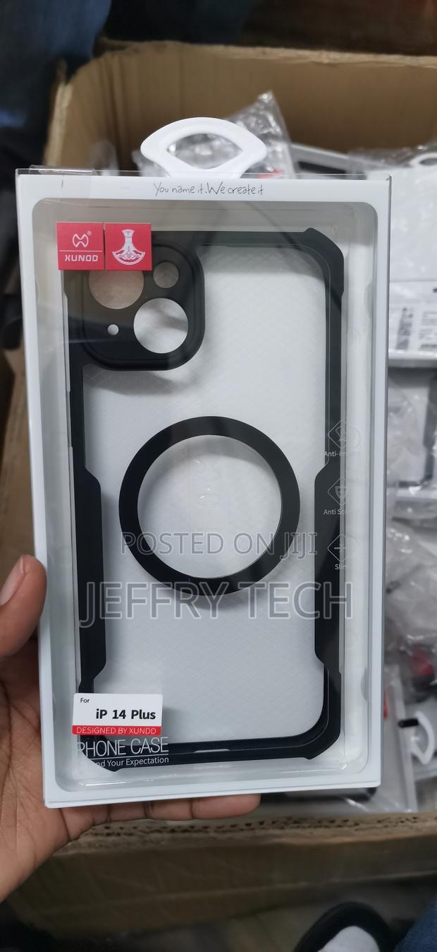 Xundd Case for iPhone 14 Plus Magnetic Case Airbags Shockproof Shell