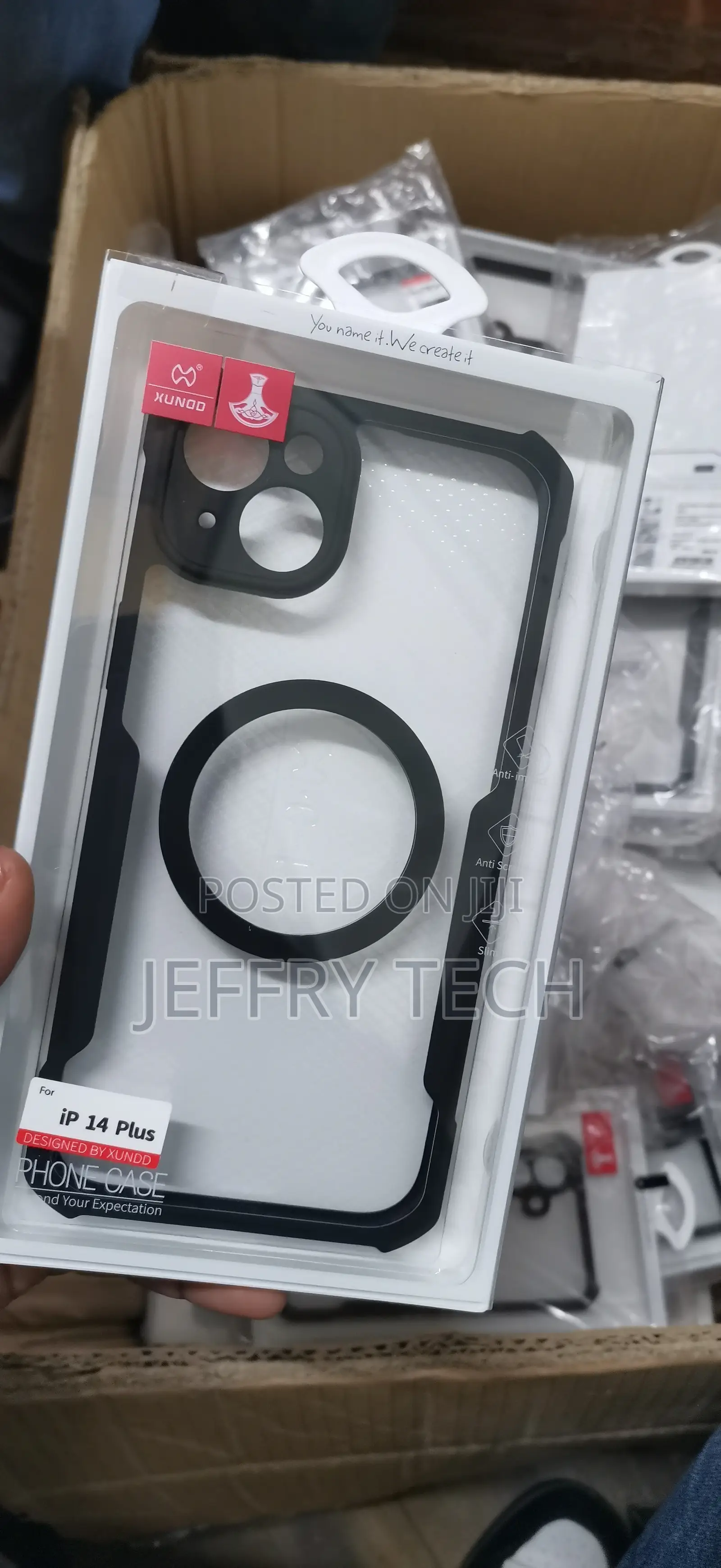 Xundd Case for iPhone 14 Plus Magnetic Case Airbags Shockproof Shell