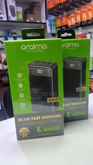 Oraimo Powerbox 400 Vision 40000mah 22.5w Power Bank Review