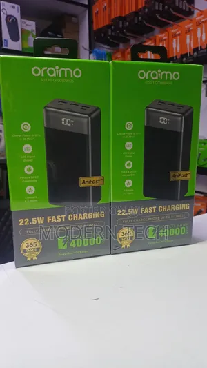 Oraimo 40000mah Power Bank Powerbox 400 Vision – Best Battery Backup