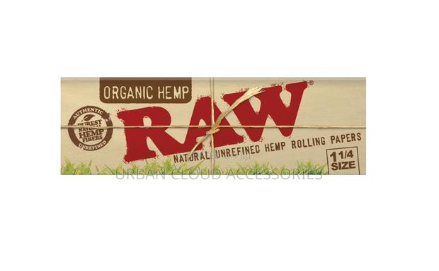Raw Organic Hemp 1 1⁄4 Rolling Papers 50 Leaves(Full Box 24 Booklets)