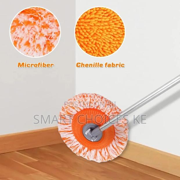 Dust Removal Fluffy Head Mop
Comes With 2 Heads - thumbnail 3