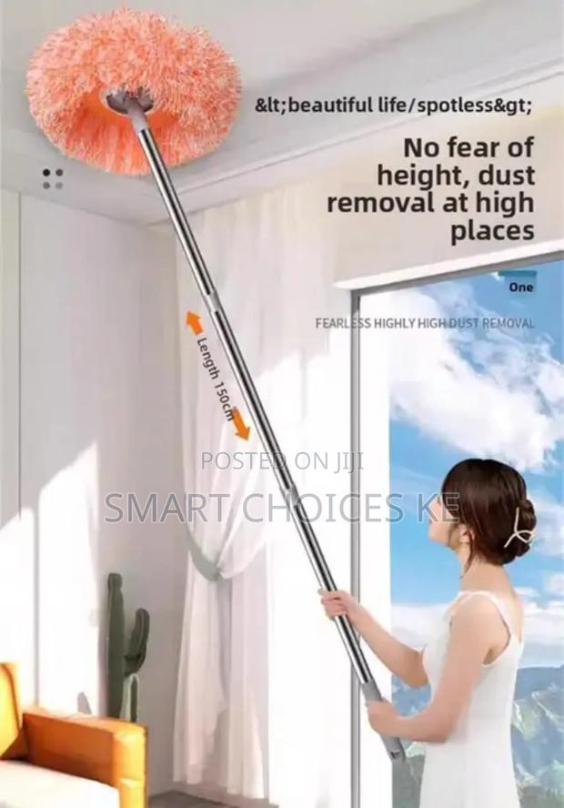 Dust Removal Fluffy Head Mop
Comes With 2 Heads - thumbnail 4