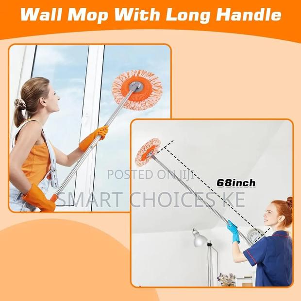 Dust Removal Fluffy Head Mop
Comes With 2 Heads - thumbnail 6