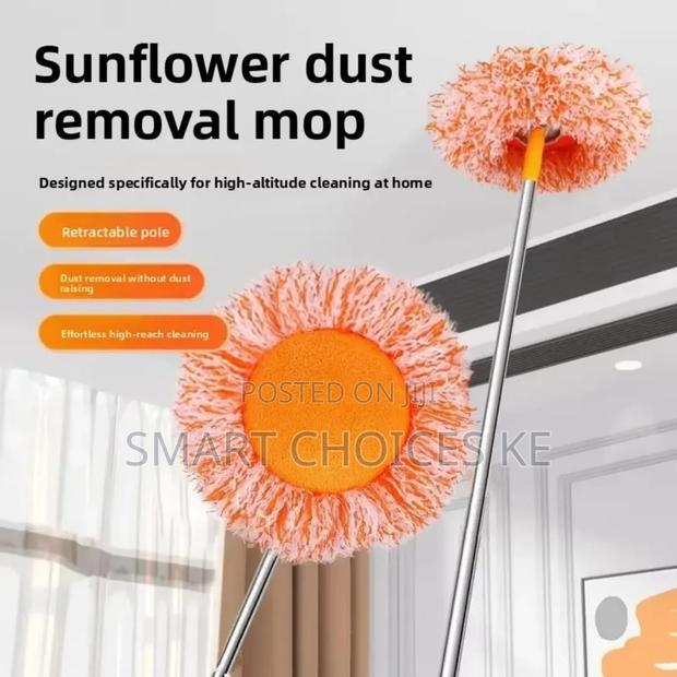 Dust Removal Fluffy Head Mop
Comes With 2 Heads - thumbnail 7