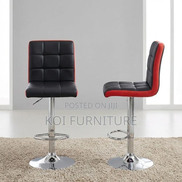 Barstool : Modern Height-Adjustable Swivel Bar Stools - thumbnail 4
