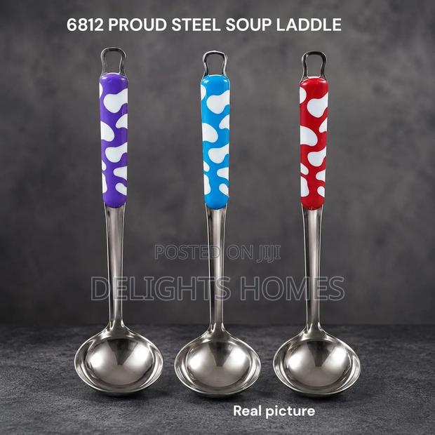 Proud Steel Soup Ladle_b - main view