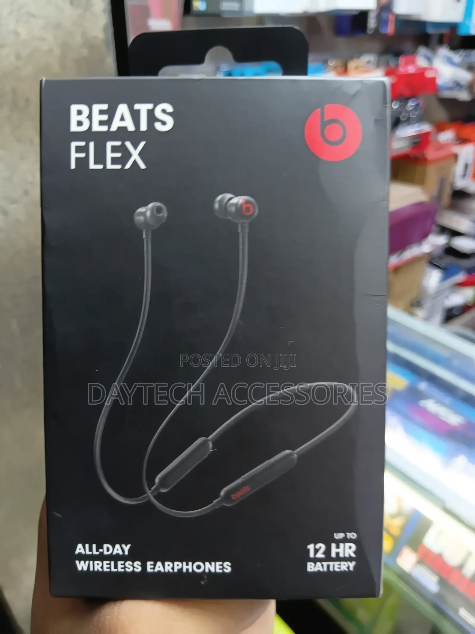 These Are Beats by Dr. Dre Flex Wireless in-Ear Headphones in Black.