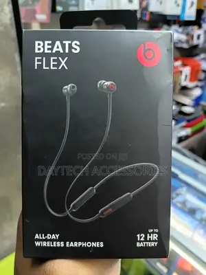 These Are Beats by Dr. Dre Flex Wireless in-Ear Headphones in Black.