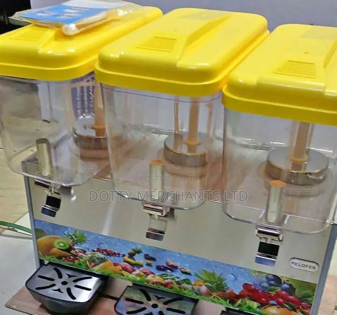 3-Column Juice Dispenser Machine