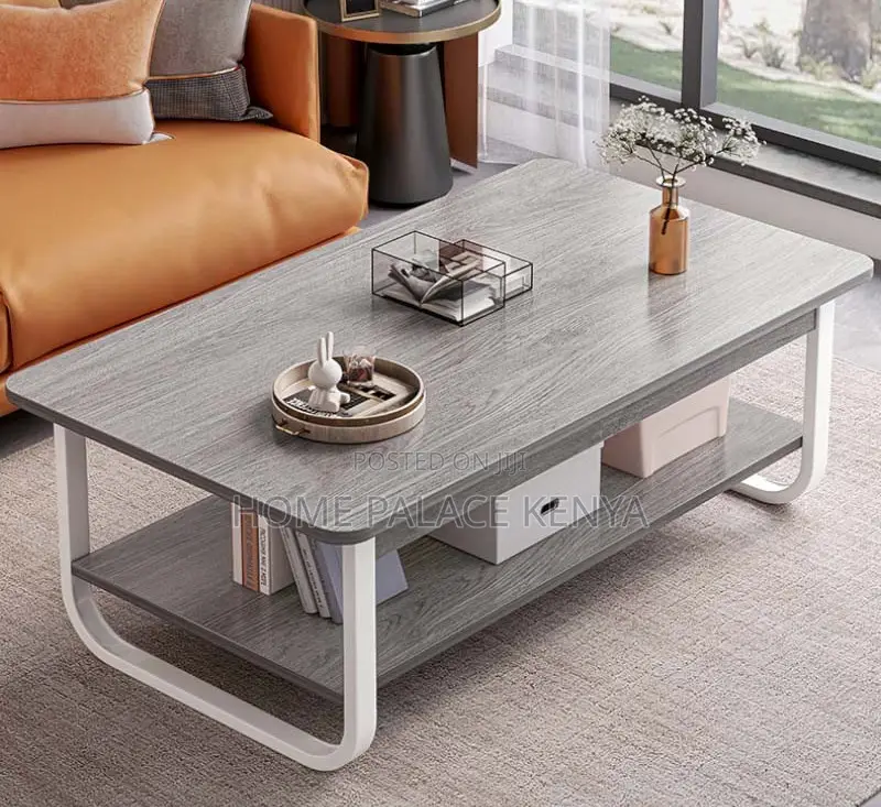 Coffee Table: Modern Simple Low Wooden Coffee Table