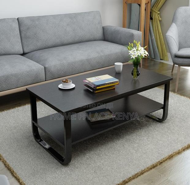 Coffee Table: Modern Simple Low Wooden Coffee Table - thumbnail 2