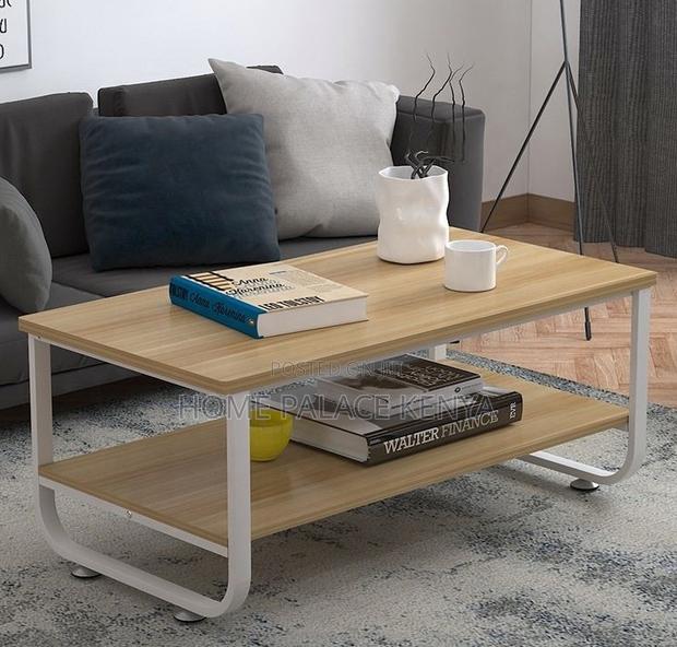 Coffee Table: Modern Simple Low Wooden Coffee Table - thumbnail 3
