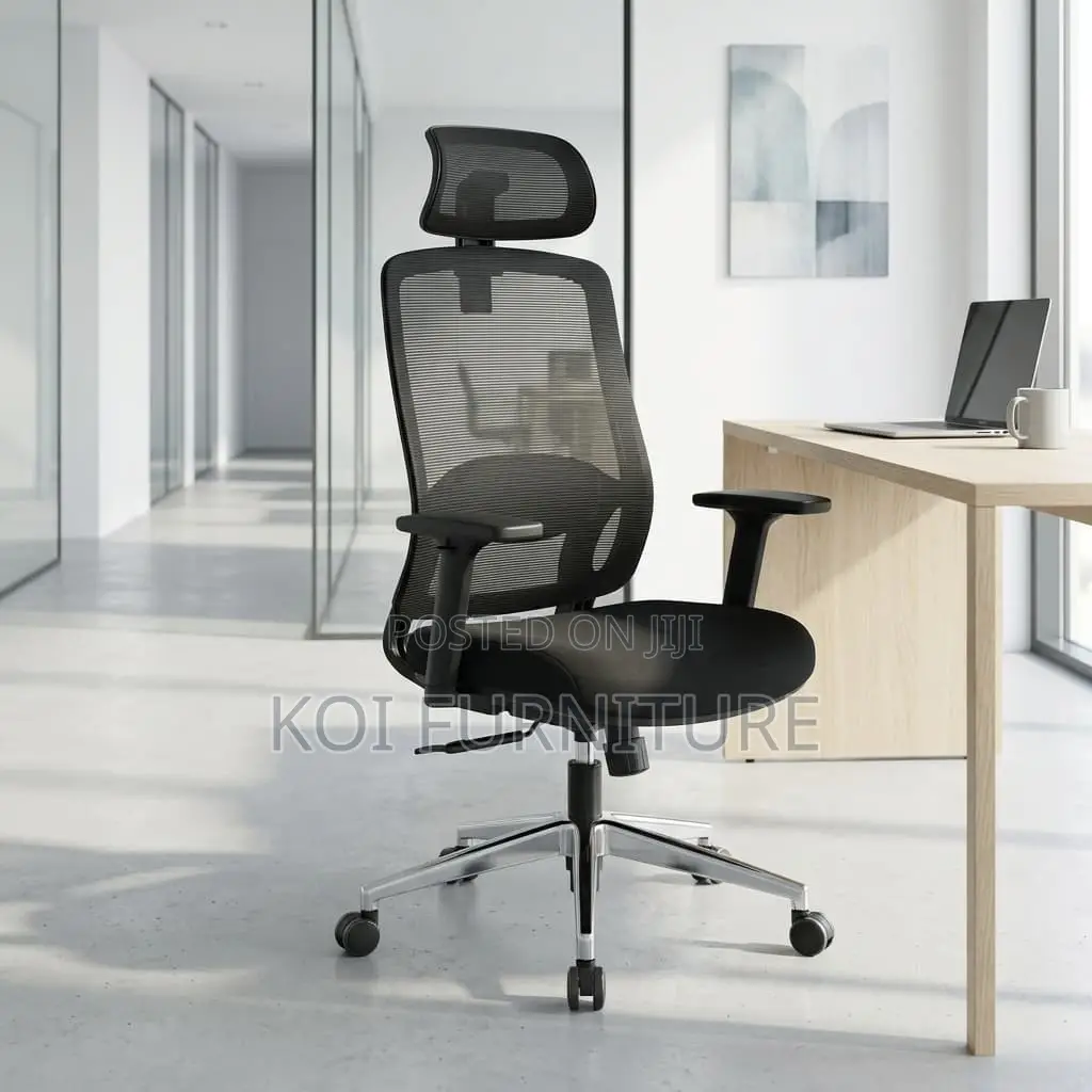 Office Chair : Ergonomic High-Back Mesh Office Chair-Liftable Armrests