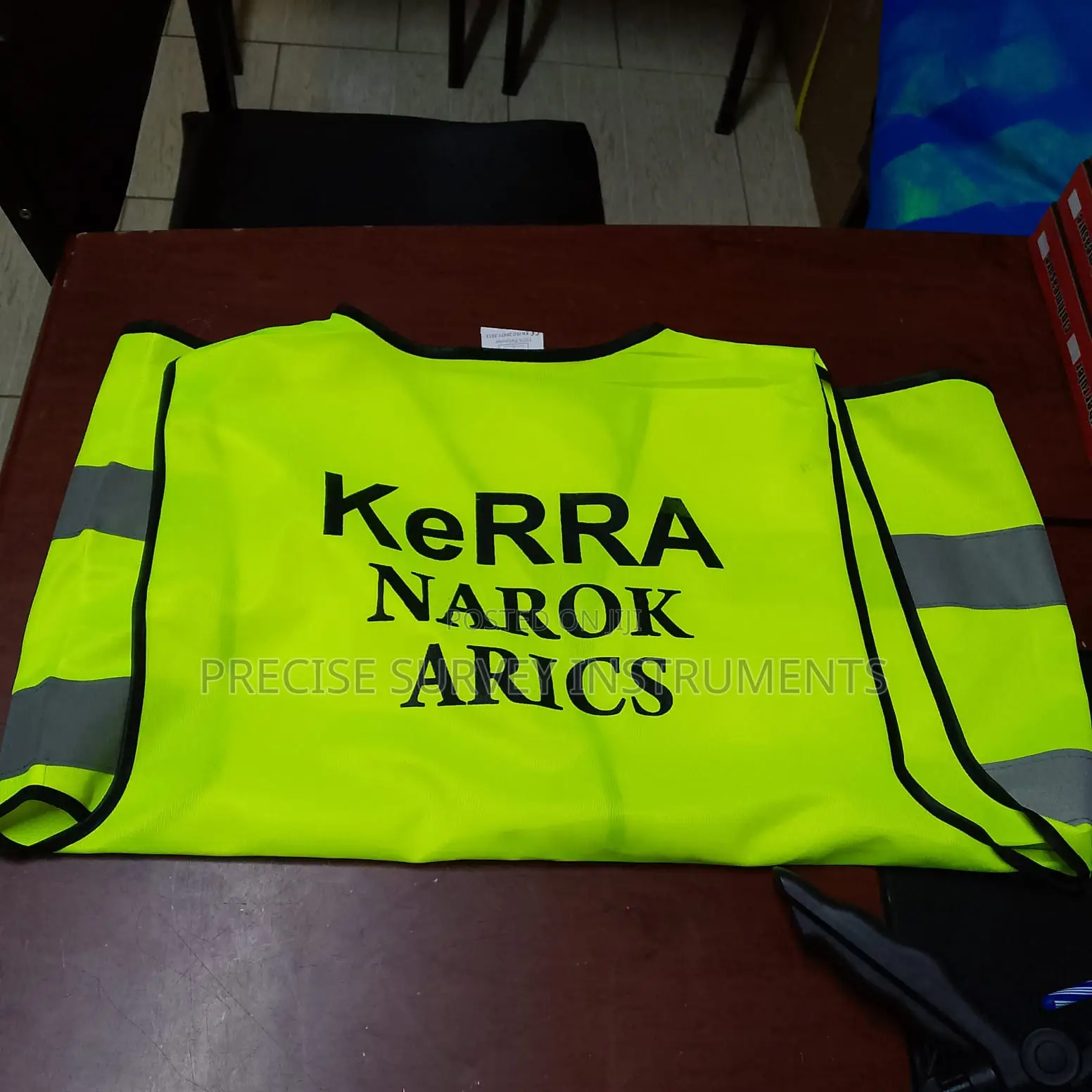 Green Safety Reflector Apron Printed Reflective Strips