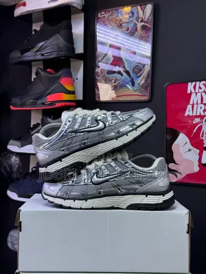 Nike P-6000 Shoes in the Metallic Silver Sneakers