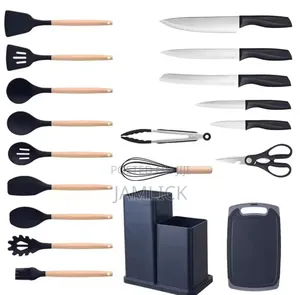 19pcs Silicone Kitchen Utensils Set - Pt