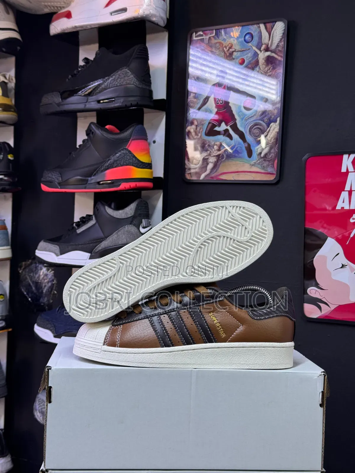 Adidas Superstar 'Dark Brown' Sneakers