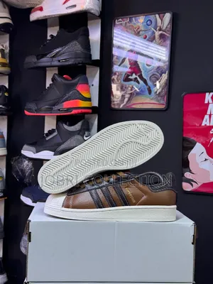 Adidas Superstar 'Dark Brown' Sneakers