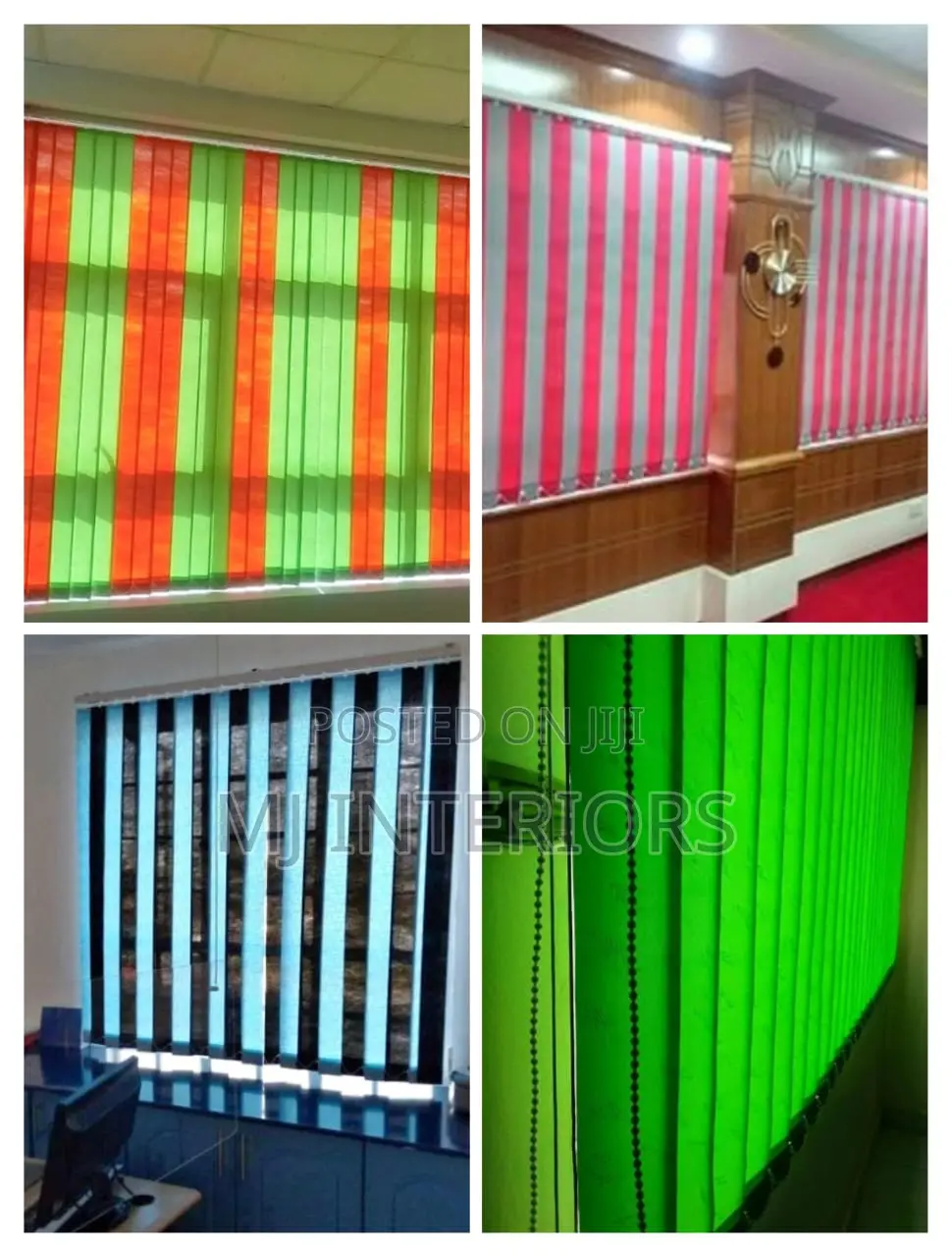 Vertical Blinds Per M2 Fast Delivery Installation