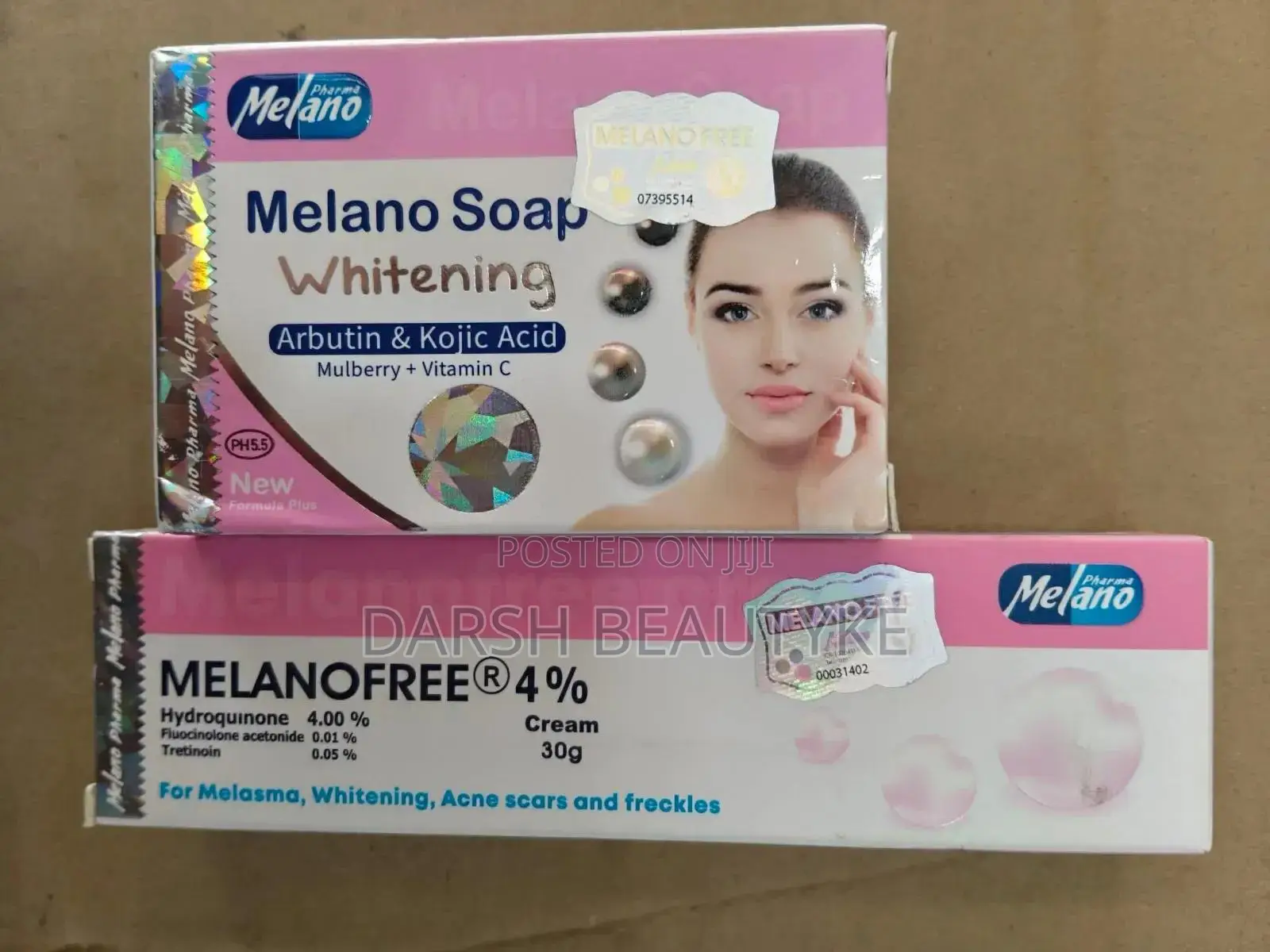 Melanofree Cream and Soap