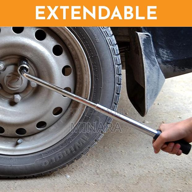 Wheel Spanner, Extendable Wheel Wrench, Socket Size 17, 19, 21, 23mm - thumbnail 2