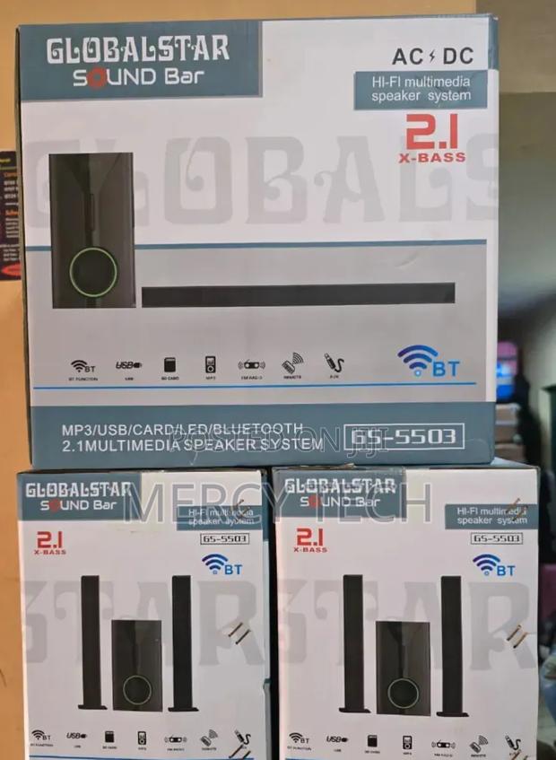 2.1ch Globalstar Sub Woofer System Bt/Usb/Fm Tall Boy(Model Of V527)