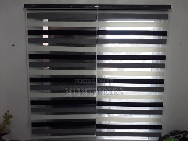 High End Zebra Blinds Custom Fit for Any Window Size Available