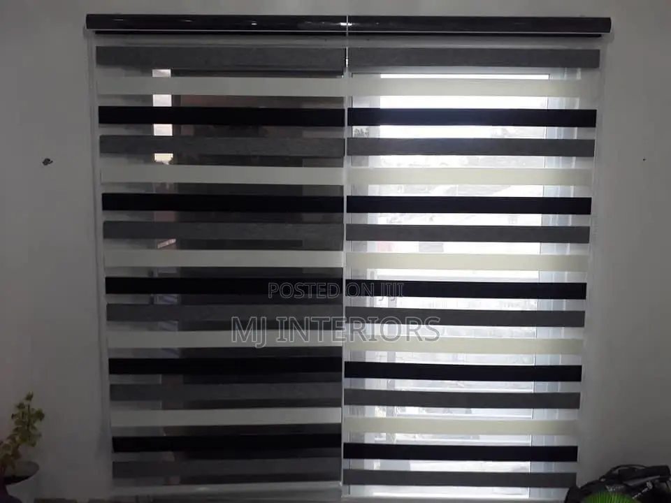 High End Zebra Blinds Custom Fit for Any Window Size Available