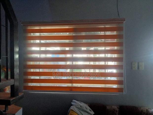 Elegant Day and Night Zebra Blinds for Modern Interior Design