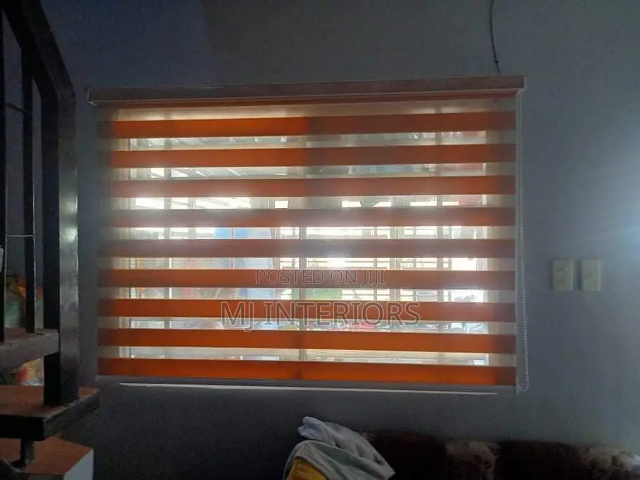 Elegant Day and Night Zebra Blinds for Modern Interior Design