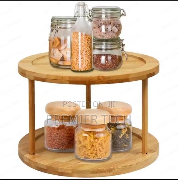 2 Layers Rotating Storage Organizer - main view