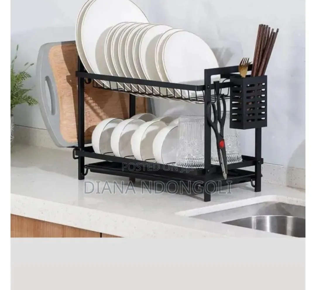 Dish Rack 2 Layer Advanced Black
