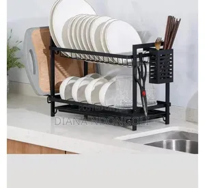 Dish Rack 2 Layer Advanced Black