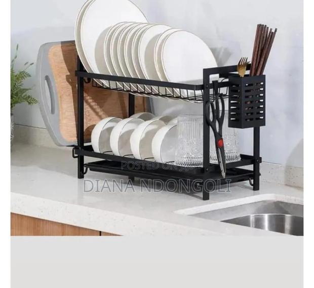 Dish Rack 2 Layer Advanced Black