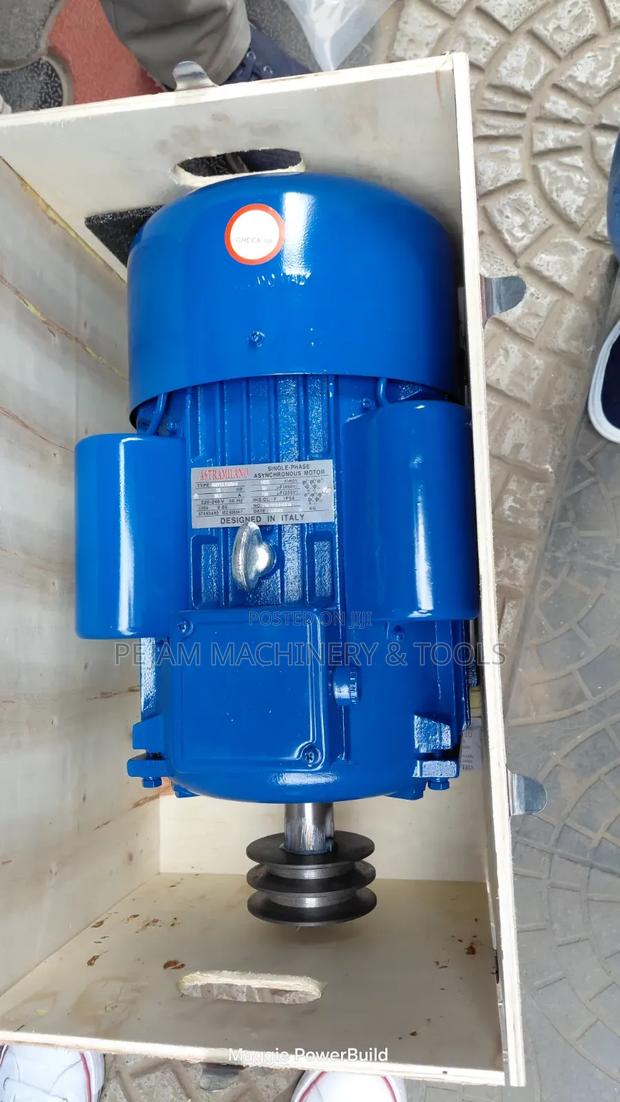 Astramilano Italy 10hp Single Phase 1450 RPM Electric Motor With Puley