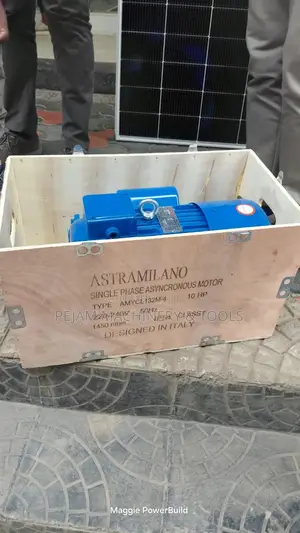 Astramilano Italy 10hp Single Phase 1450 RPM Electric Motor With Puley