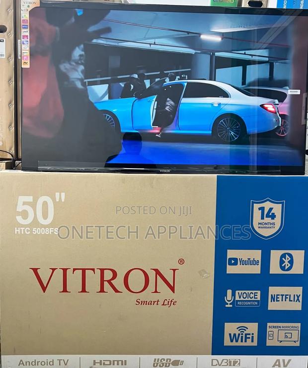 50" Inch Tv Htc5008fs Frameless Full Hd Smart Android Tv