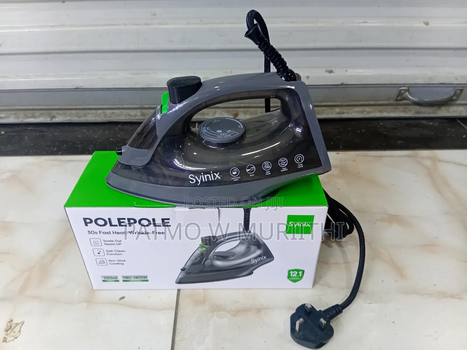 Syinix Steam Iron Box