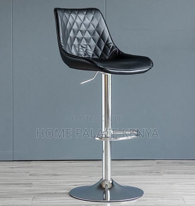 Bar Stool: Elegant Pu Leather Adjustable Bar Stool - thumbnail 2