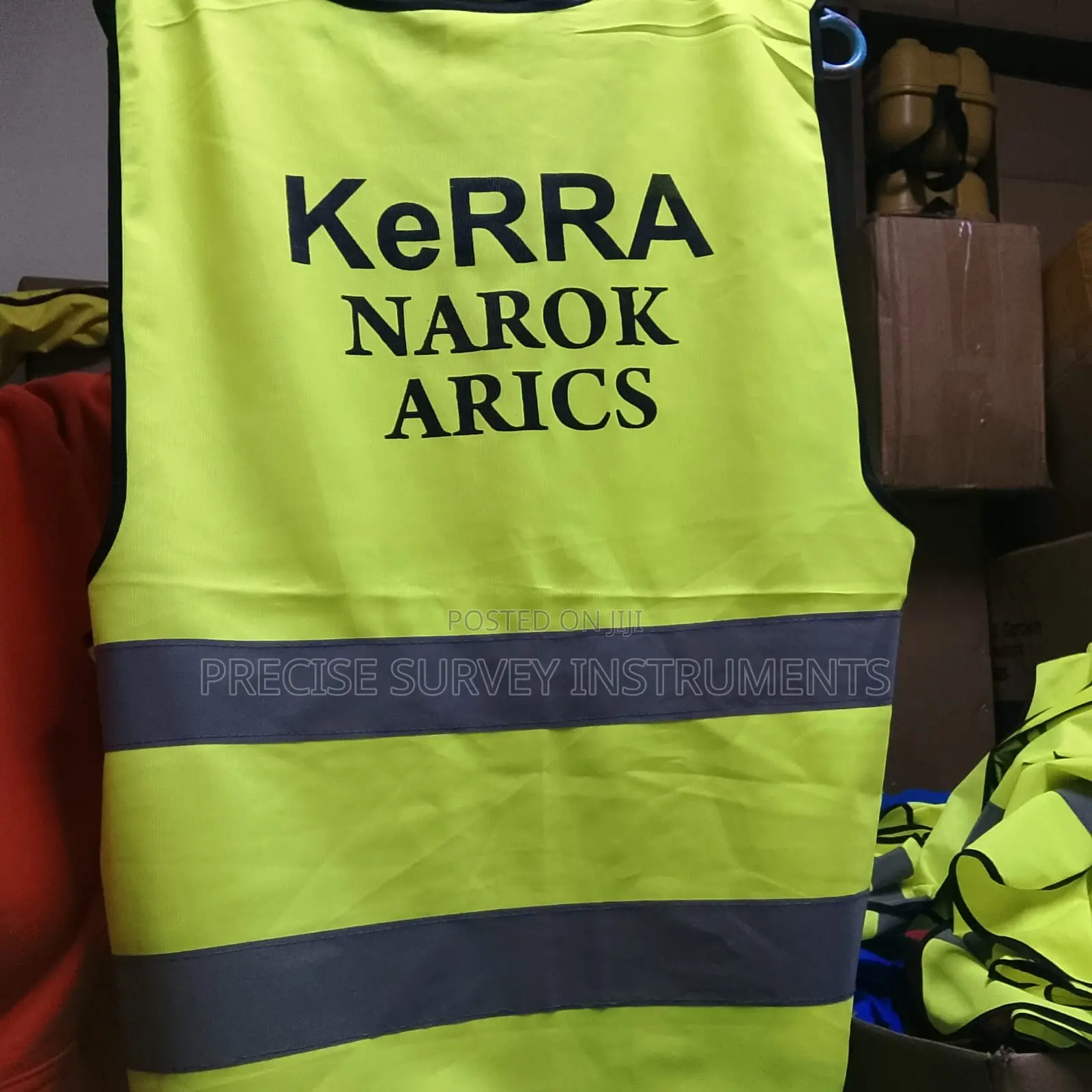Green Printed High Visibility Work Reflector