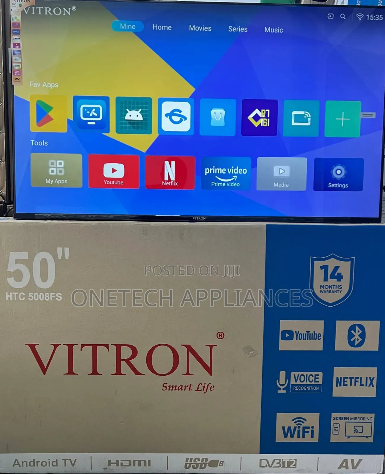 Vitron 50-Inch Full Hd 5008fs Smart Android Tv