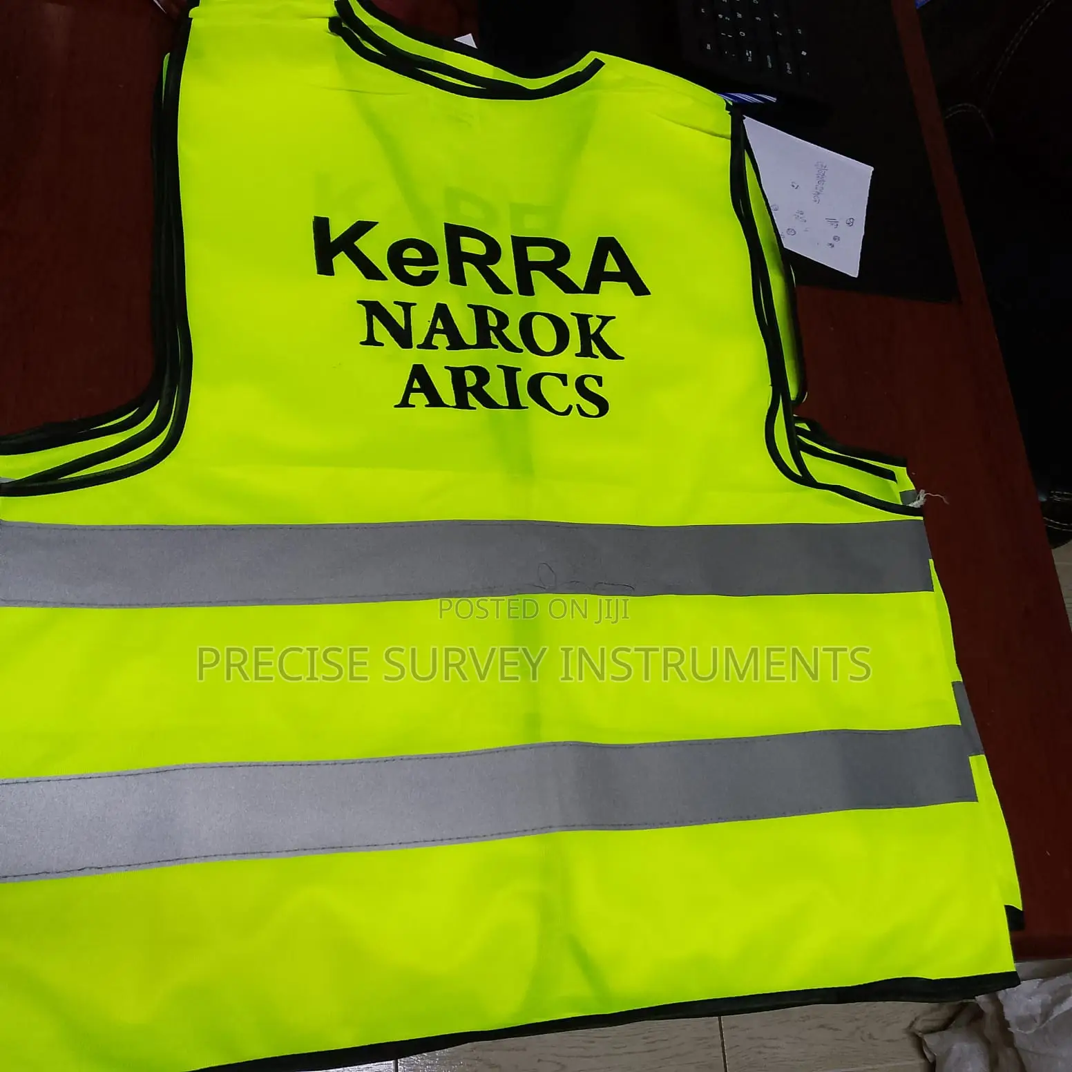 Green Reflective Safety Vest Plain No Pocket